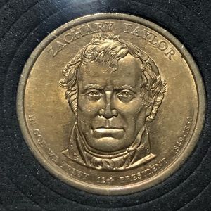 Zachary Taylor Gold dollar uncirculated